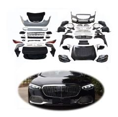 Mercedes w221 to w223 maybach dönüşüm body kit seti full facelift