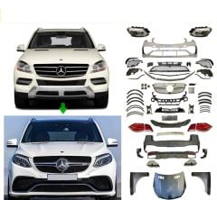 Mercedes ml w166 gle63 dönüşüm body kit seti full facelift