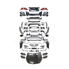 Mercedes ml w164 to w166 gle63 dönüşüm body kit seti full facelift
