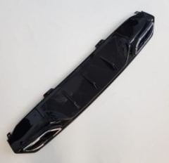Honda civic fc5 uyumlu  arka tampon difüzörü çift çıkış pianoblack