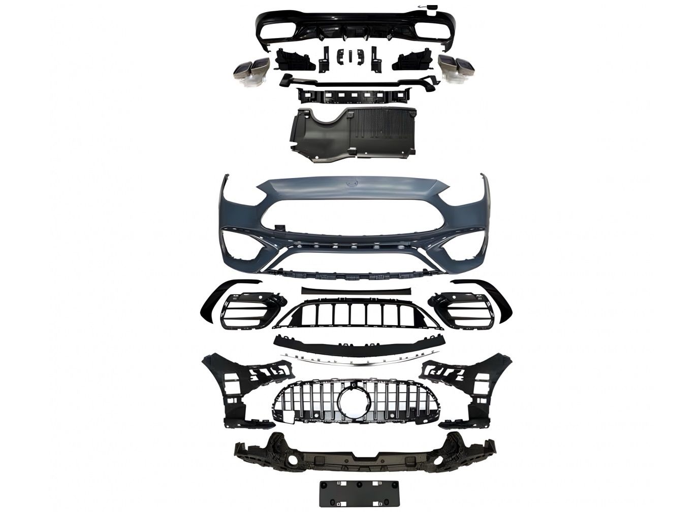 Mercedes W206 c63 amg body kit tampon seti 2020+
