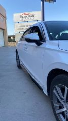 Honda civic fe1 için uyumlu cam rüzgarlığı kromlu 2022+