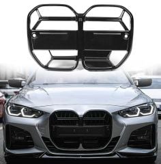 Bmw g26 m4 cs ön böbrek panjur pianoblack 2021+