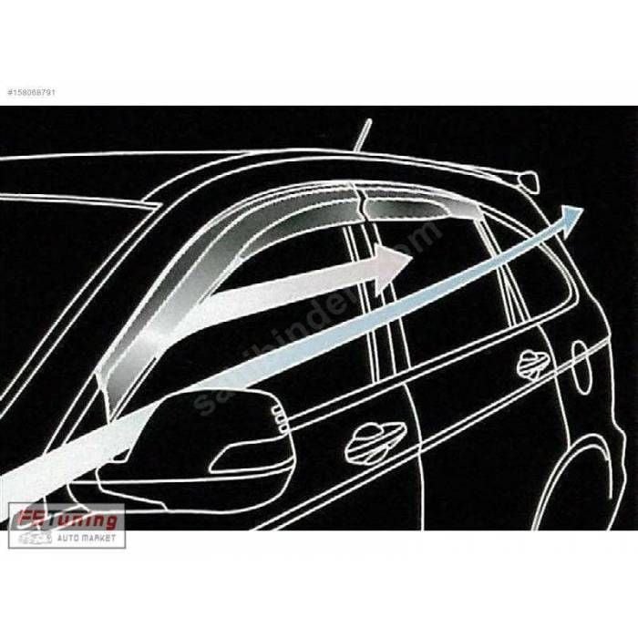 Nissan qashqai cam rüzgarlığı mugen 4.lü 2007  / 2013