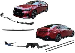 Bmw G60 aero body kit tampon ekleri seti pianoblack 2024+