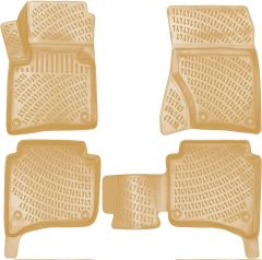 Porsche cayenne 3d havuzlu paspas bej 2010 / 2018+ Rizline