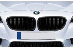 Bmw F10 m5 ön böbrek panjur piano black çift tırnak