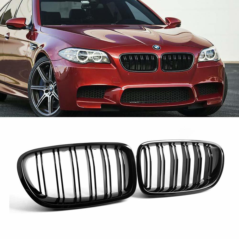Bmw F10 m5 ön böbrek panjur piano black çift tırnak
