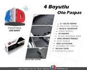 Vw touareg 4d havuzlu paspas kauçuk 2010+