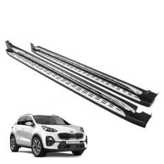 Kia sportage yan basamak koruma marşbiyel 2016+ krom detaylı