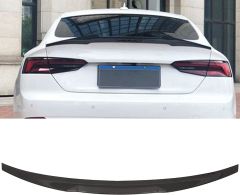 Audi a5 bagaj üstü spoiler siyah boyalı yarasa 2017+ b9