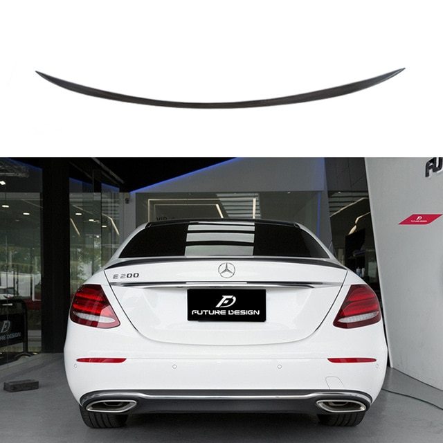 Mercedes w213 bagaj üstü spoiler siyah boyalı plastik 2015+