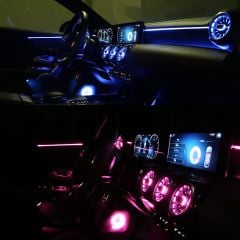 Mercedes cla w118 airwent havalandırma menfez seti ledli ambiyans 2018+ 64 renk ön arka