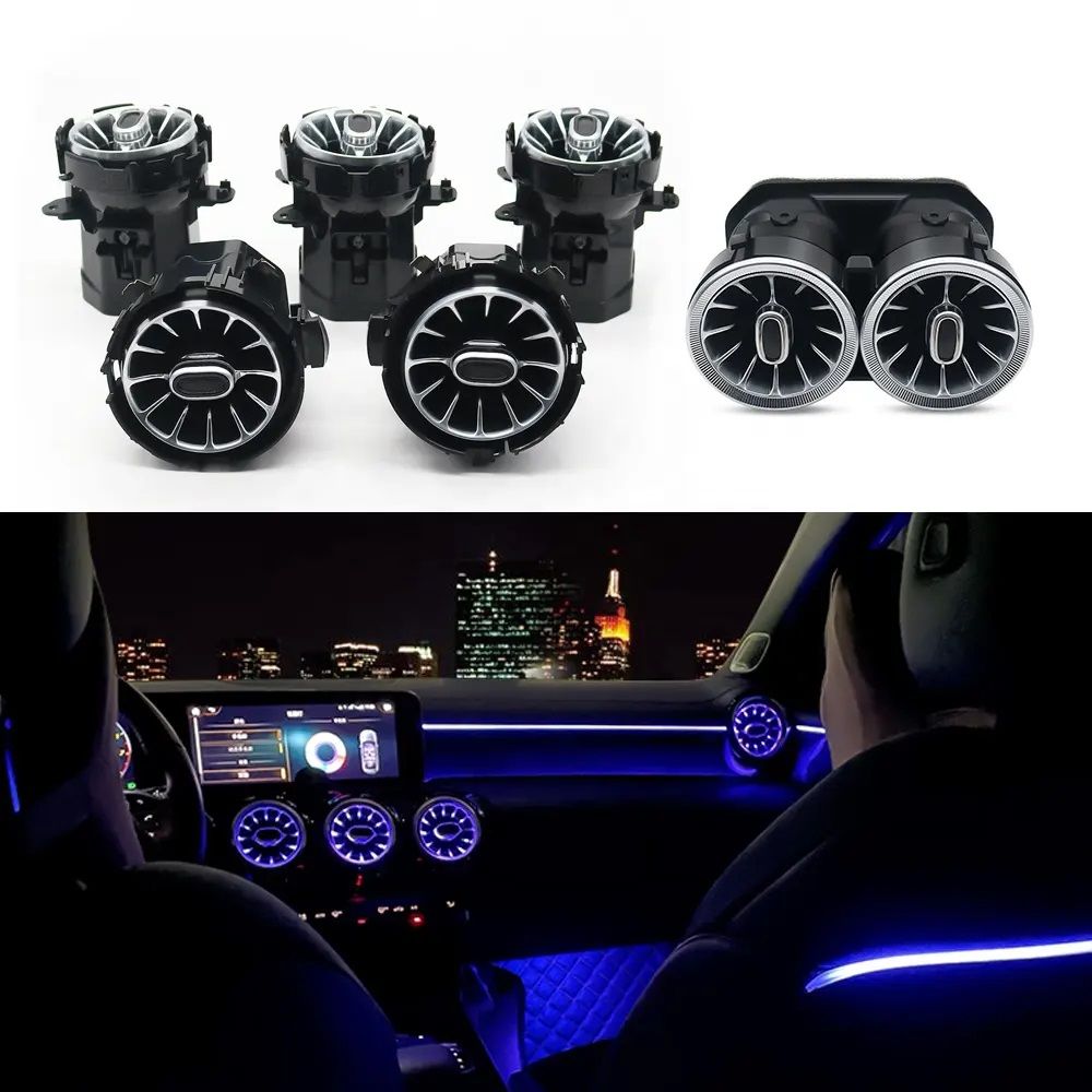 Mercedes cla w118 airwent havalandırma menfez seti ledli ambiyans 2018+ 64 renk ön arka