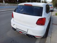 Vw polo 6r arka tampon difüzörü 4 çıkış 2009+