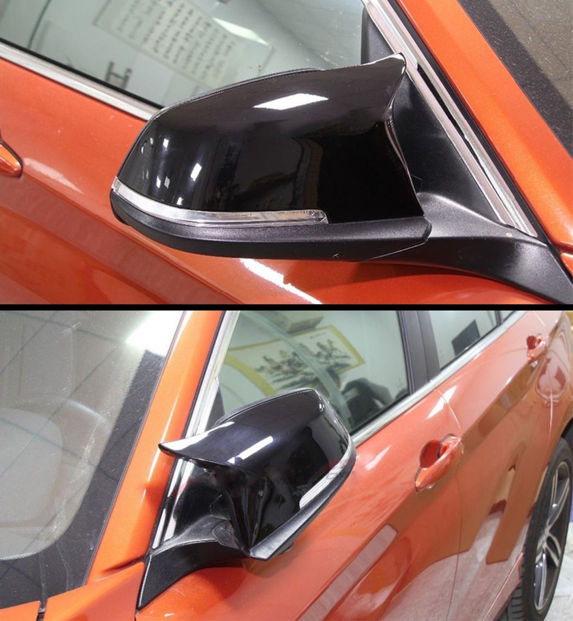 Bmw f32 ayna kapağı piano black m4 model tırnaklı