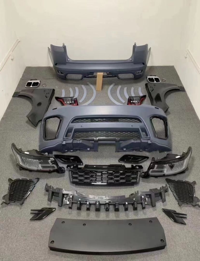 Lr range rover sport 2018 svr dönüşüm body kit seti 2014 / 2017