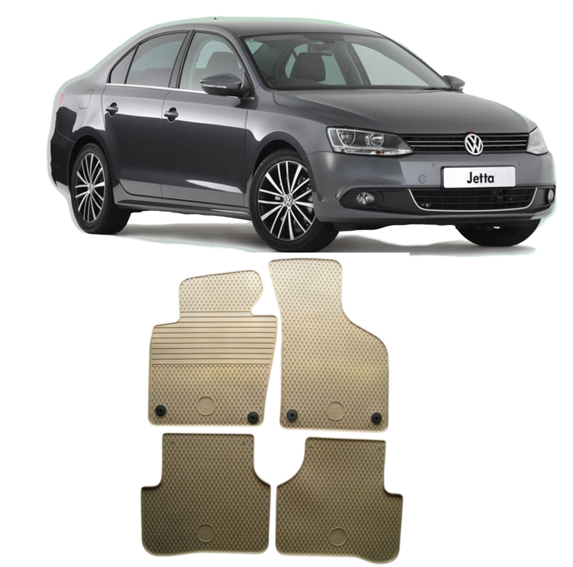 Vw jetta paspas kauçuk oem germany 2011+ bej