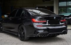 Bmw g20 m4 bagaj üstü spoiler pianoblack 2019+