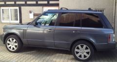 Range rover vogue port bagaj tavan çıtası ve ara atkı siyah 2002-