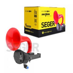 Seger 80jh tek boynuz havalı korna 12volt unichorn kırmızı