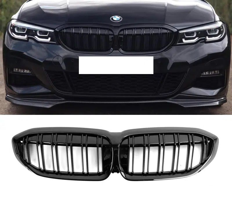 Bmw g20 ön panjur ızgara böbrek m3 piano black çift tırnak 2019+