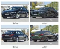 Bmw g30 lci f90 m5 body kit tampon seti 2021+