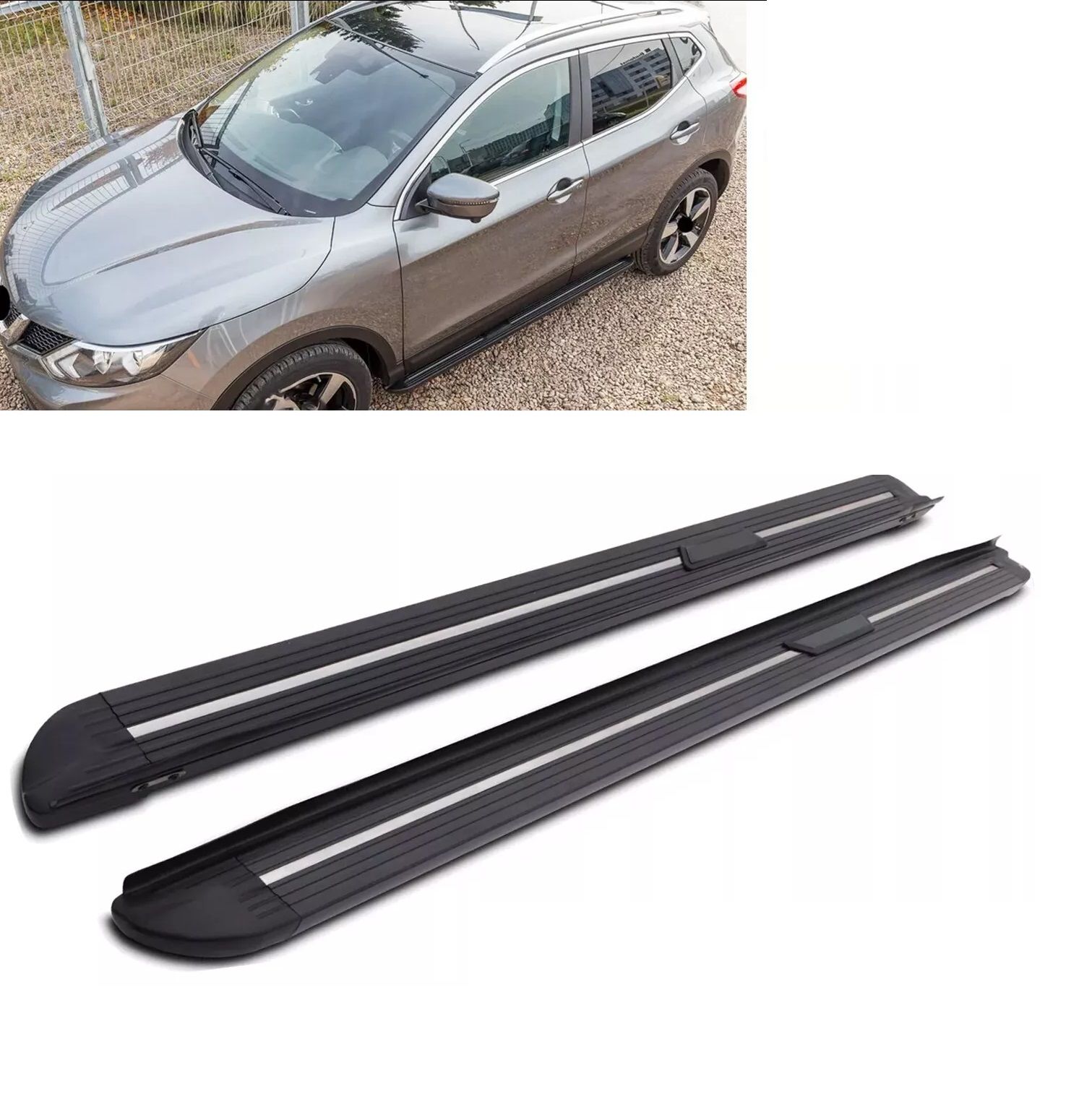 Nissan qashqai yan basamak marşbiyel koruma 2014 / 2019 siyah