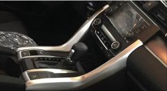 Honda civic fc5 uyumlu  vites konsol çıta kaplama- gri(2 parça - sadece direkler) 2016-20