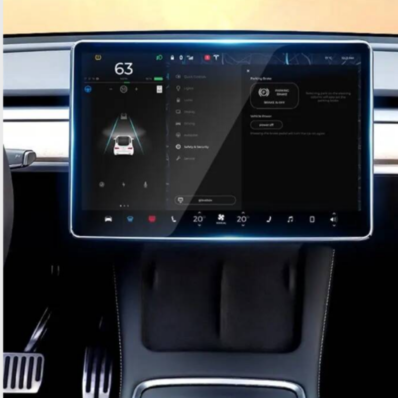 Ekran koruyucu film 15inch 2017-24  TESLA Y model - HD Tempered / CAFI216