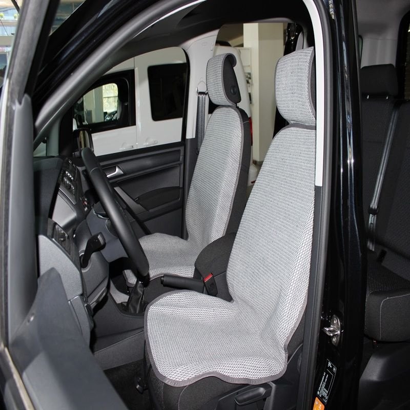 Kilim minder 2'li set açık gri/füme (%10) / KLMNY208-1