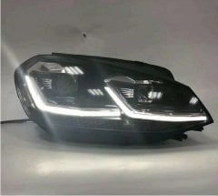 Vw golf 7 ön far lambası bi-xenon 2012 / 2016 j model krom 7.5 görünüm