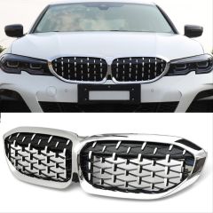 Bmw g20 diamond krom ön panjur ızgara böbrek 2019+