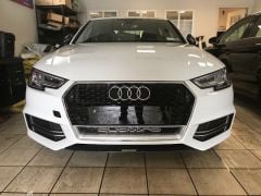 Audi a4 rs4 ön panjur ızgara 2016+ B9 siyah-gri