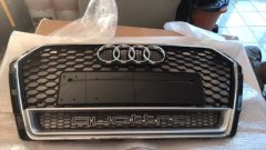 Audi a4 rs4 ön panjur ızgara 2016+ B9 siyah-gri