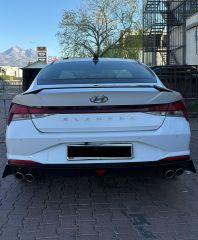 Hyundai elantra arka difüzör çift çıkış egzoz 2021+