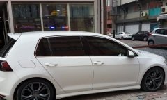 Vw golf 7 7,5 cam çerçevesi kenar çıtası krom tamtur 12 parça