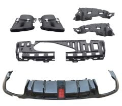 Mercedes w213 e63 amg brabus arka tampon difüzör ve egzoz ucu  2016 / 2019