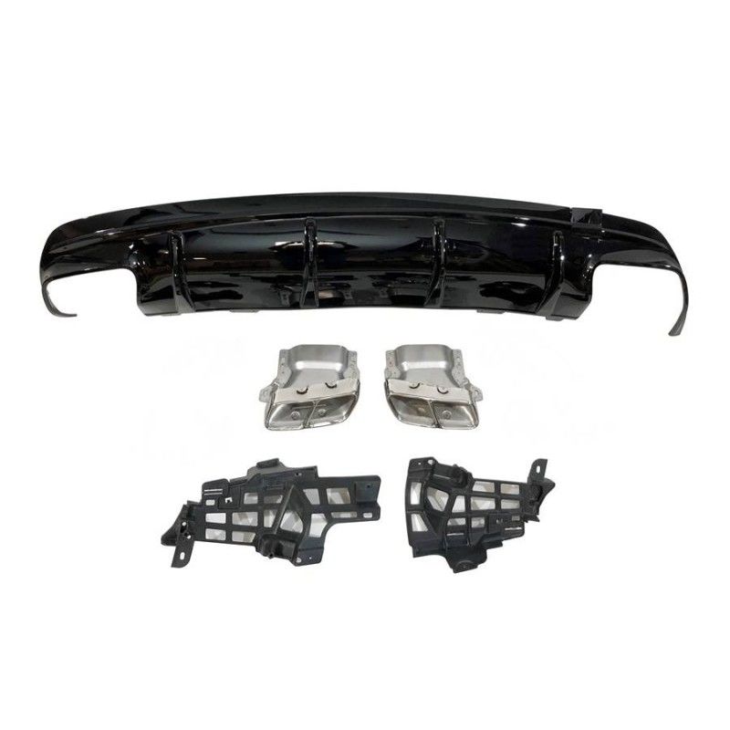 Mercedes cla amg difüzör ve egzoz uçları w117 2016 / 2019