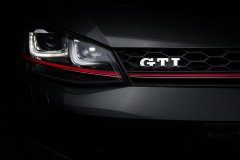 Vw golf 7 gti ön panjur ızgara kırmızı şeritli 2012+