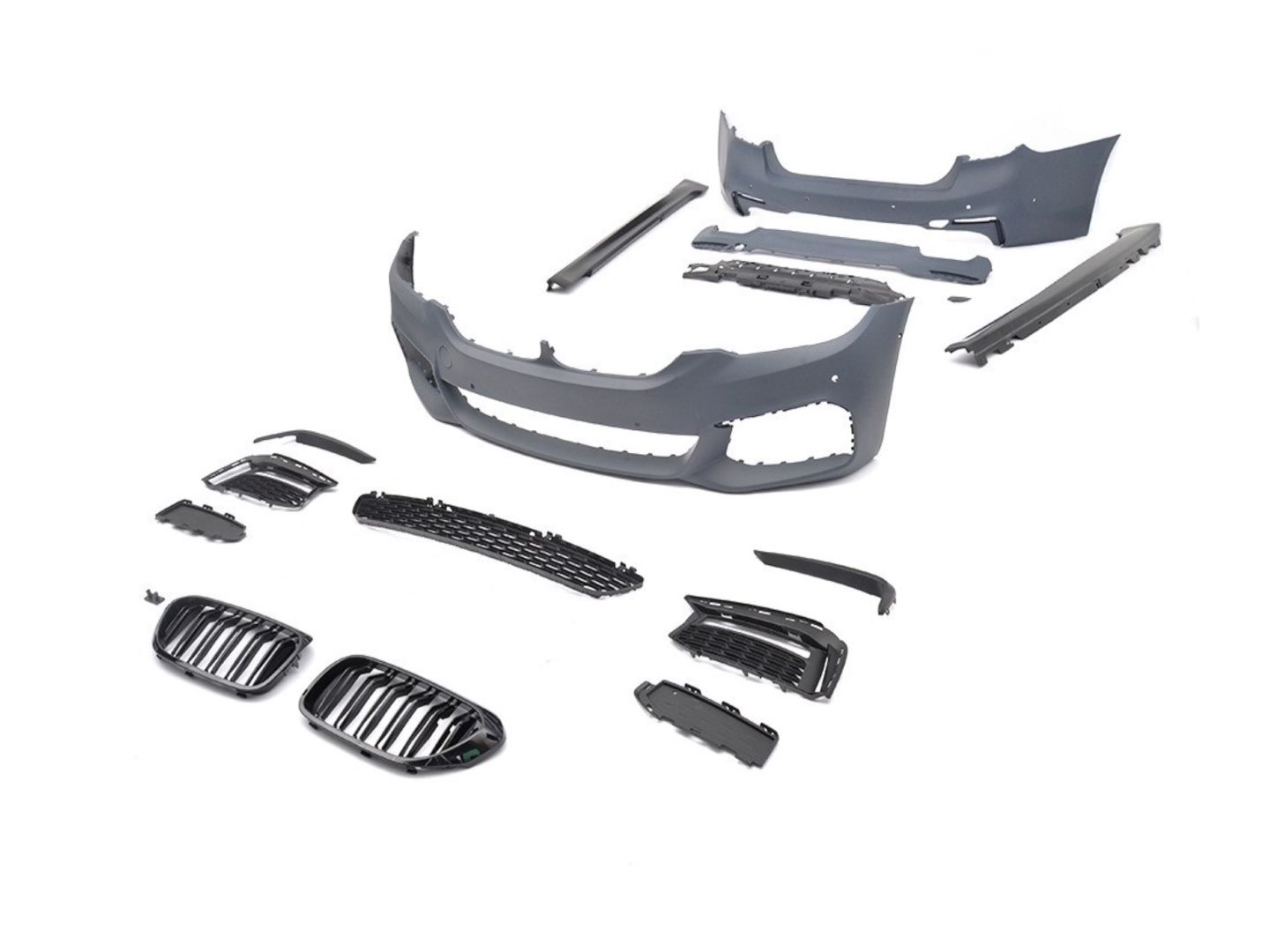 Bmw g30 mtech body kit tampon ve panjur seti 2017 / 2020