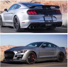Ford mustang gt500 bagaj üstü spoiler parlak siyah 2016 / 2020