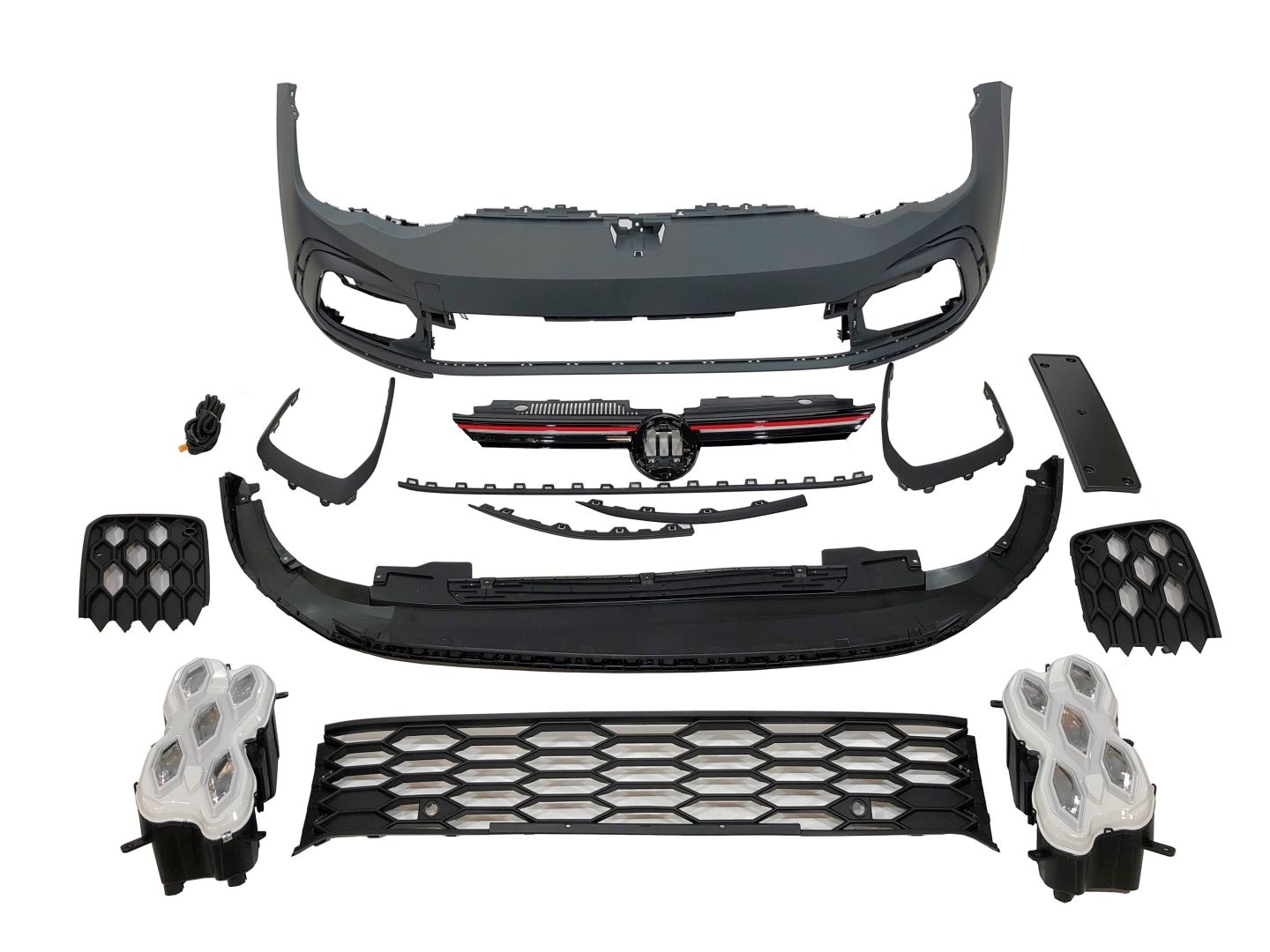 Vw golf 8 gti ön tampon ve panjur seti