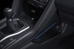 Honda civic fc5 uyumlu vites konsol aydınlatması mavi 2016+