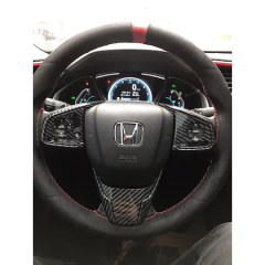 Honda civic fc5 uyumlu direksiyon kaplaması karbon full 2016+