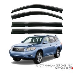 Toyota highlander cam rüzgarlığı kromlu niken 2008+