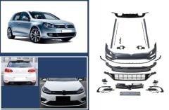 Vw golf 6 r body kit tampon seti 7.5 görünüm