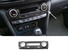 HYUNDAI KONA KLIMA DÜGME KAPLAMA - KARBON