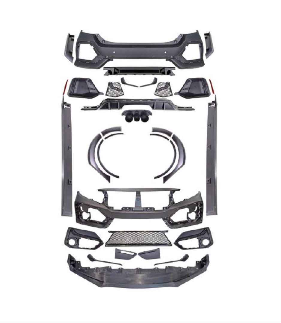Honda civic fc5 typer body kit panjur ve tampon seti 2016+