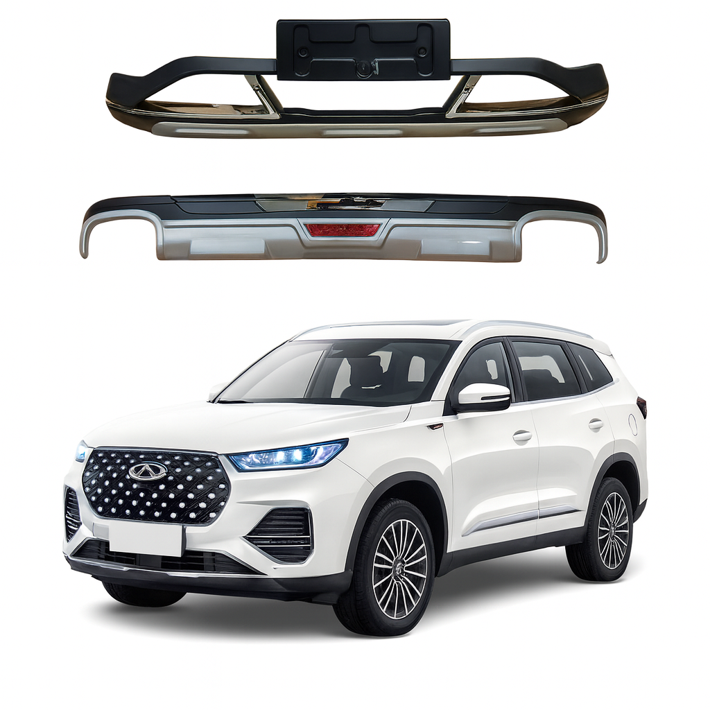 Chery tiggo 8 promax ön ve arka tampon koruma difüzör plastik 2024+